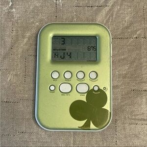 2008 Mattel Radica Lighted Blackjack Handheld Electronic Travel Game w/Sound